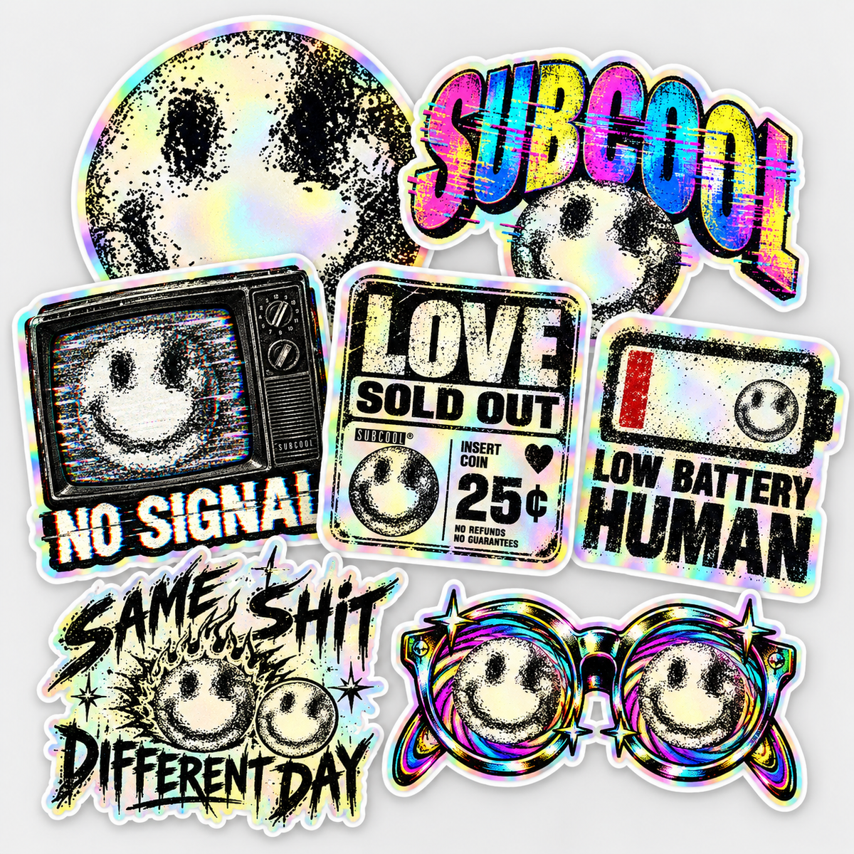 Stickers Holográficos // Wave 01
