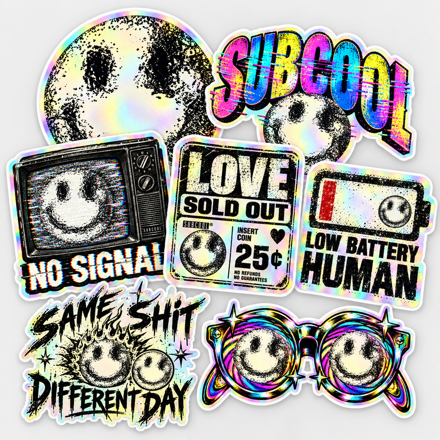 Stickers Holográficos // Wave 01