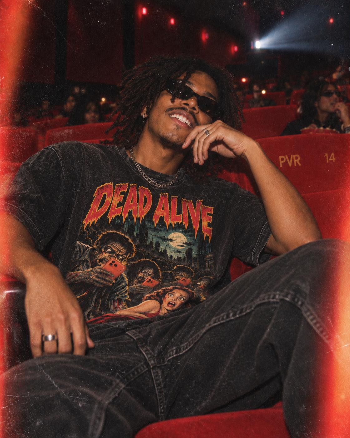 Playera "Dead Inside / Alive" // Washed Black